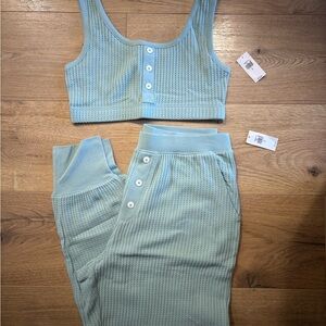 Old Navy Waffle Lounge Set